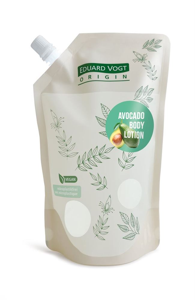 E.VOGT ORIGIN Lait Corps Avocat 800ml | Recharge Nourrissante