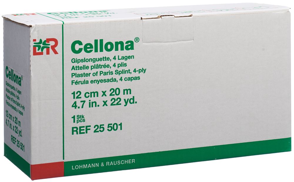 CELLONA Longuette 20mx12cm Blanc | Pansement