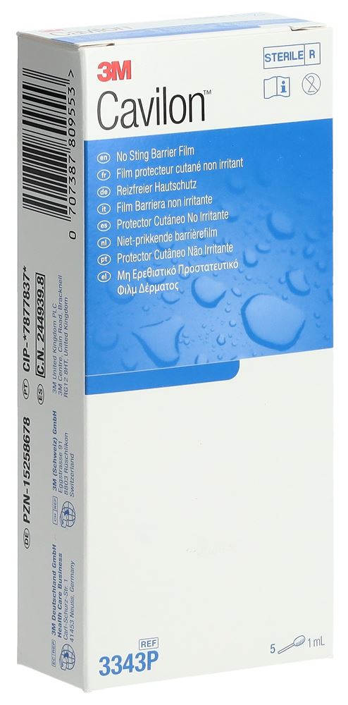 3M CAVILON Protection Peau App 5x1ml | Sans Irritation