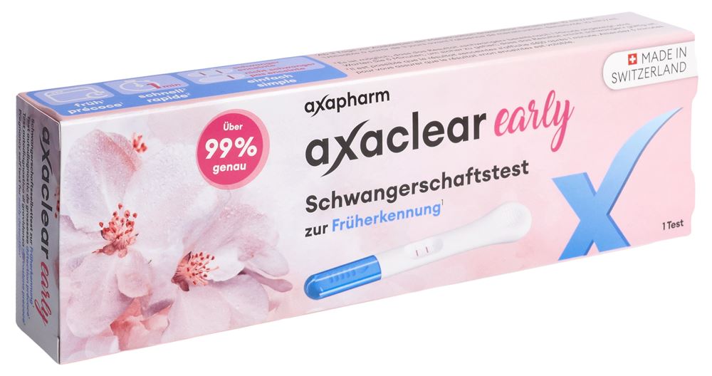 AXACLEAR Test Grossesse Précoce | Fiable & Rapide