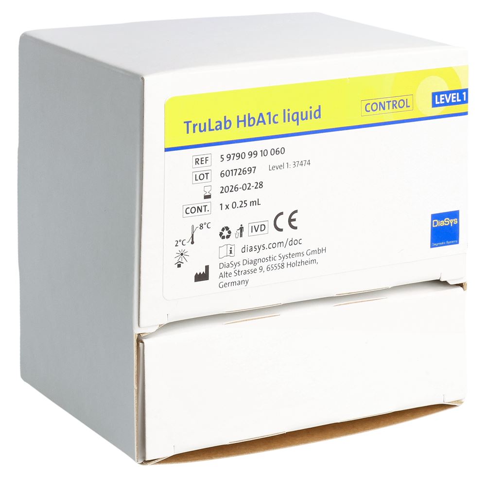 DIASYS TruLab HbA1c Contrôle 250ml | Précision