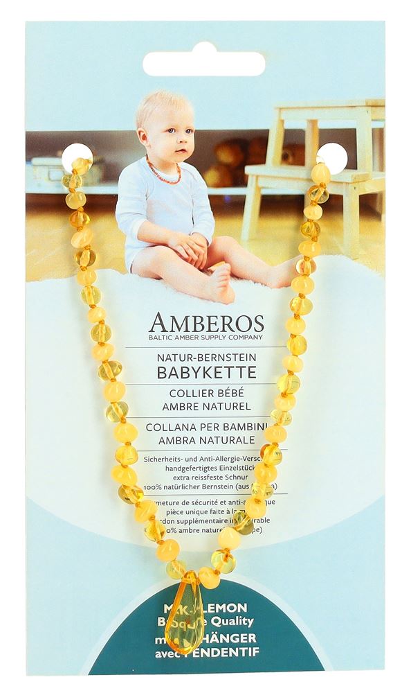 AMBEROS Collier Ambre Baro | Lait