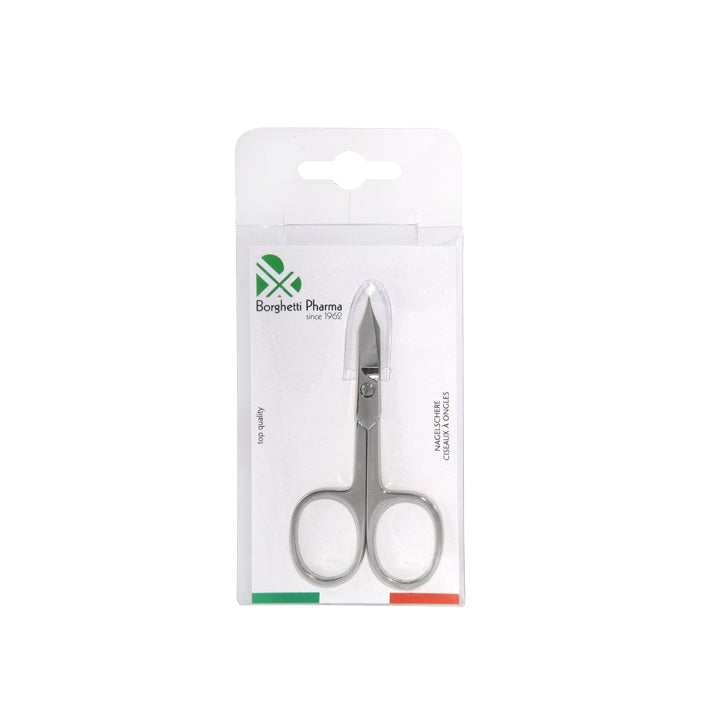 BORGHETTI Ciseaux Ongles Pointe Tournée Acier | Soin