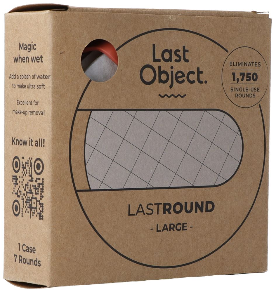 LASTROUND Coton réutilisable Peach | Écologique