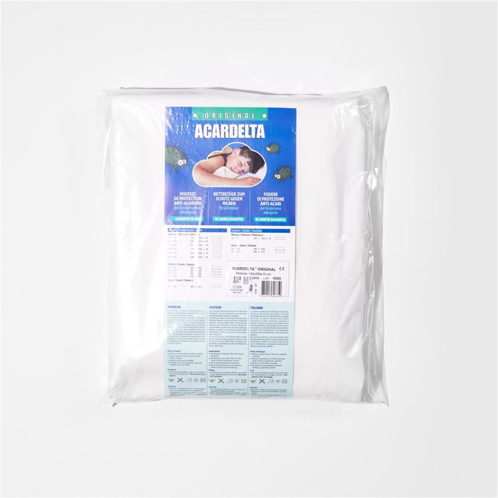 ACARDELTA Matratze 140x200x16cm | Anti-acariens