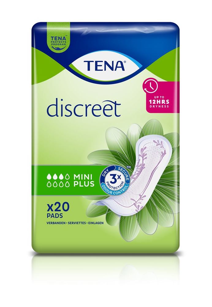 TENA discreet Mini Plus Protections 20 pièces | Sécurité