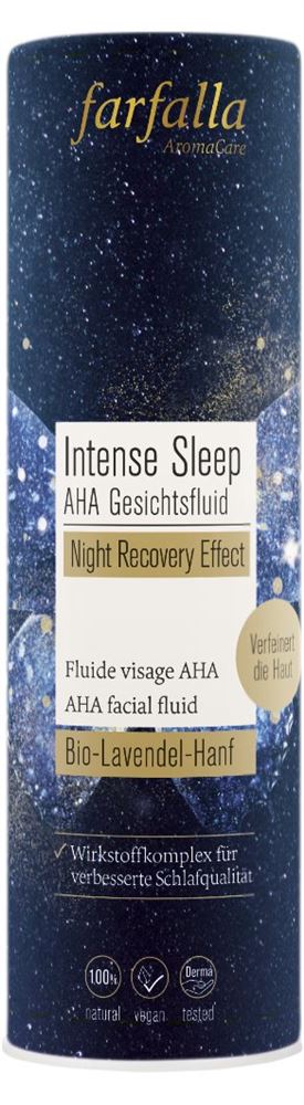 FARFALLA Intense Sleep Gesichtsfluid 30ml | AHA