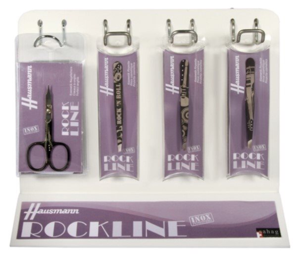 HAUSMANN Rock Line Disp | 6 Ciseaux, 12 Pinsettes
