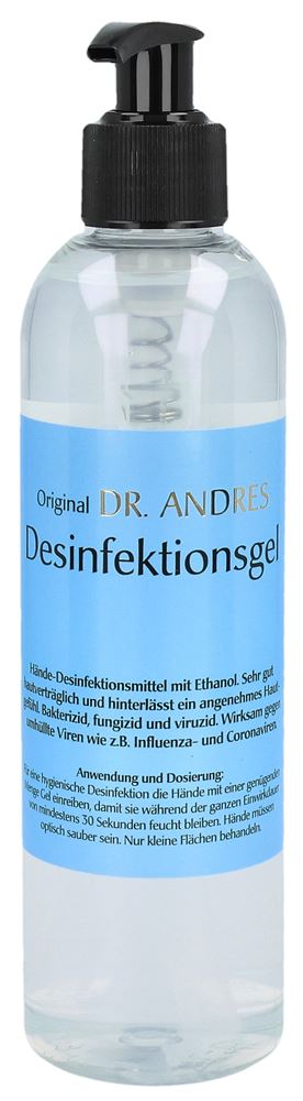 ANDRES Gel Désinfectant Dispenser | 250 ml