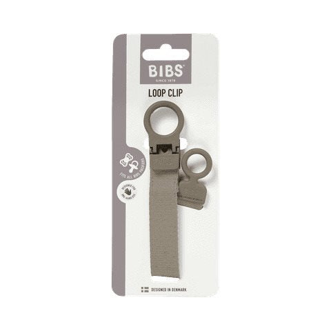 BIBS Clip Sucette Dark Oak | Attache Bébé