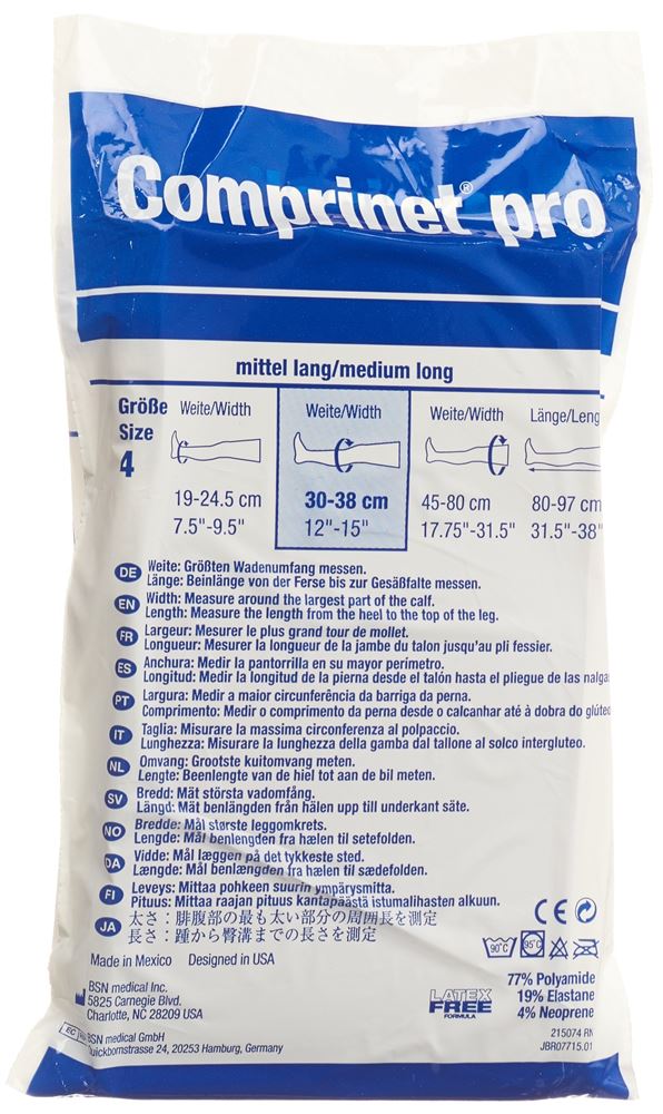COMPRINET PRO Thrombo A-G Gr8 Chaussettes 1 Paire | Compression