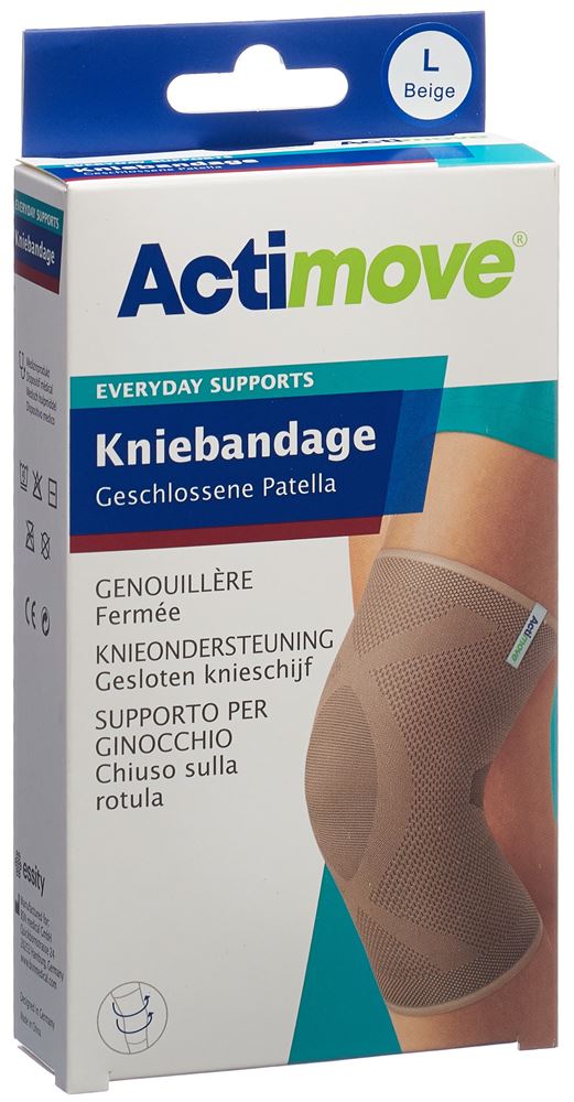 ACTIMOVE Everyday Support Genouillère | Taille L Fermée