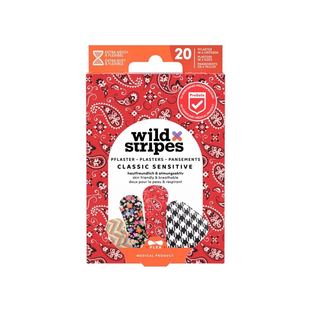 WILD STRIPES Schnitt&Schürfwundenp Cl se Fa 20 pièces | Soin Fantaisie