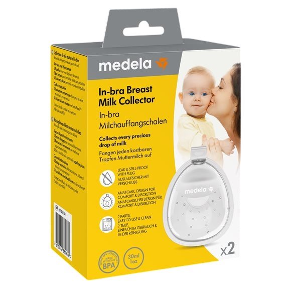 MEDELA InBra Coupelles Recueil-Lait 1 Paire | Pratique