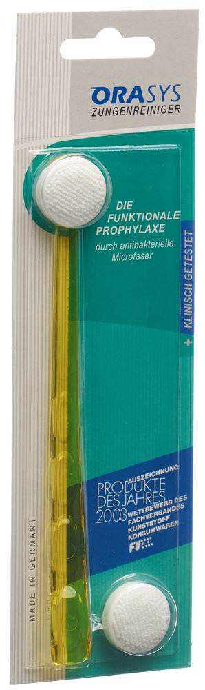 ORASYS Nettoyant Langue Microfibre 1 pad | Hygiène
