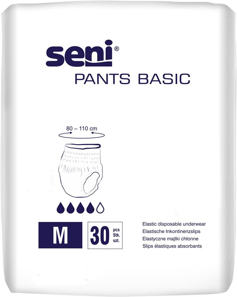 SENI Pants Basic M Culottes 30 pièces | Discrétion