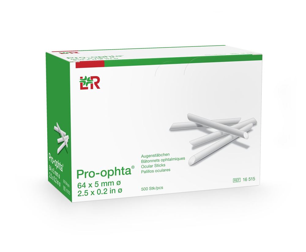 PRO-OPHTA Coton-tiges Oculaires Blancs 500 pièces | Stériles