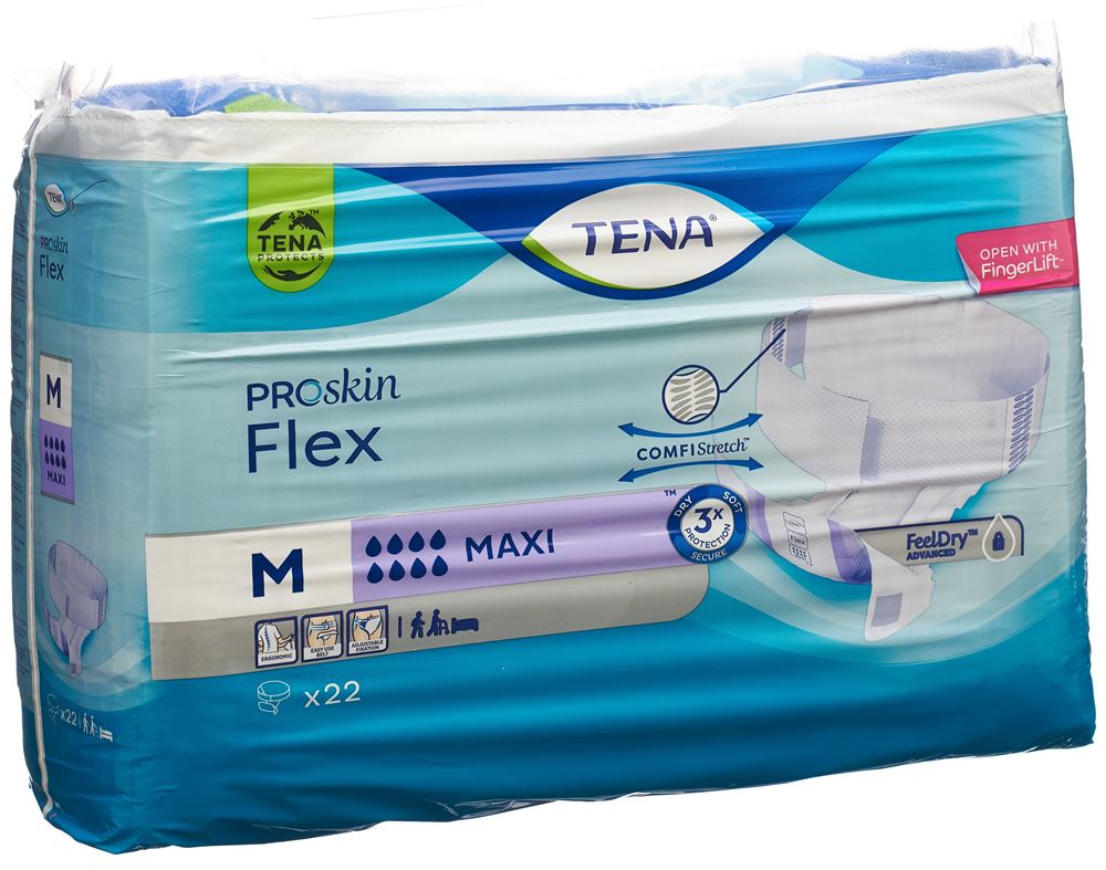 TENA Flex Maxi M Protections | 22 pièces