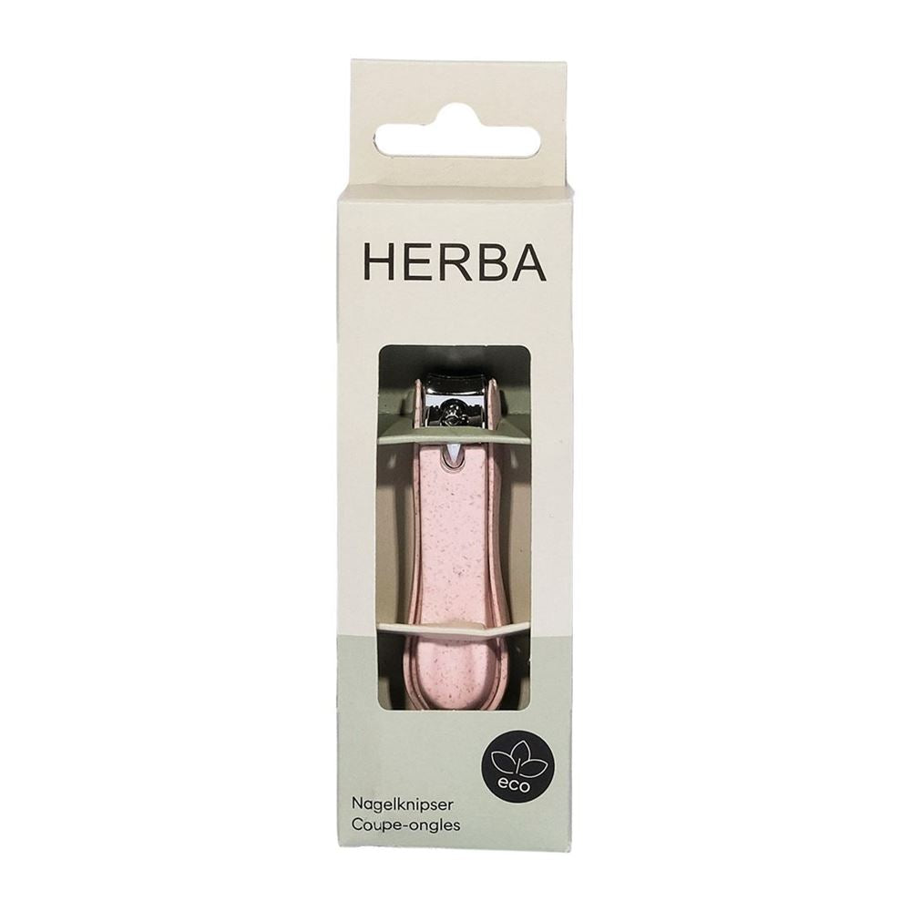 HERBA Coupe-ongles paille blé rose | Pratique