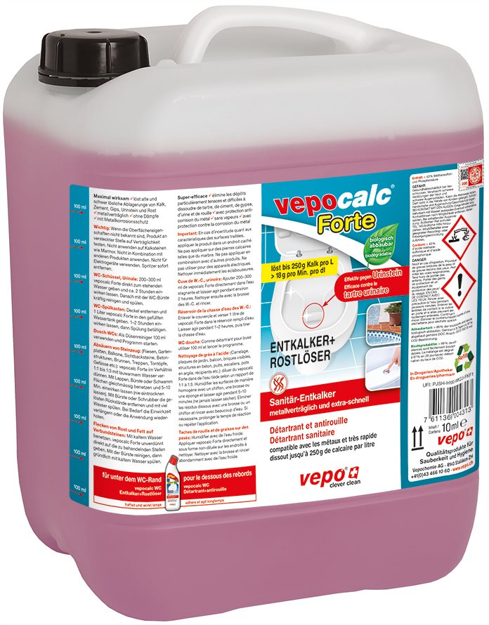 VEPOCALC Détartrant+Rouille Forte 10L | Puissant
