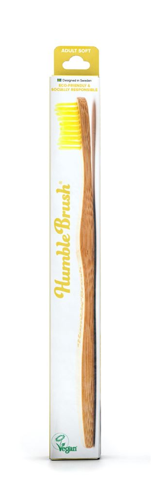 HUMBLE BRUSH Brosse Adulte Jaune | Écologique