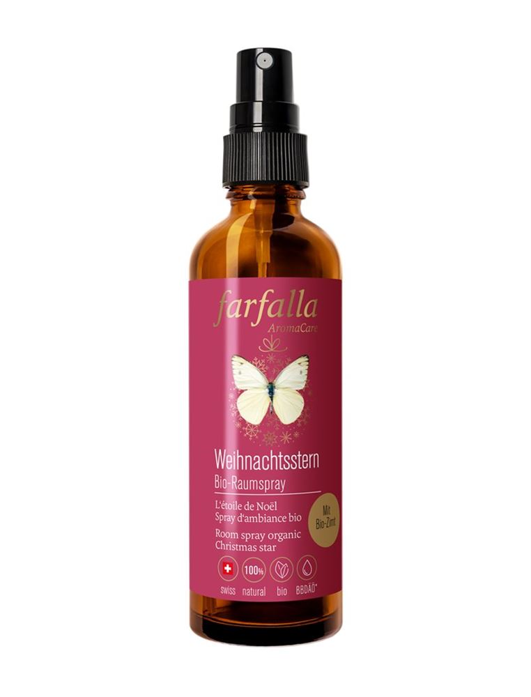 FARFALLA Spray Ambi Bio Étoile de Noël 75ml | Noël