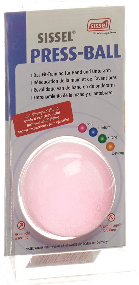 SISSEL Press Ball Rose Soft | Rééducation Main