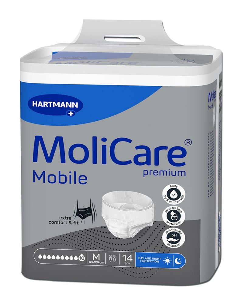 MOLICARE Mobile 10 M Protections 14 pièces | Confort
