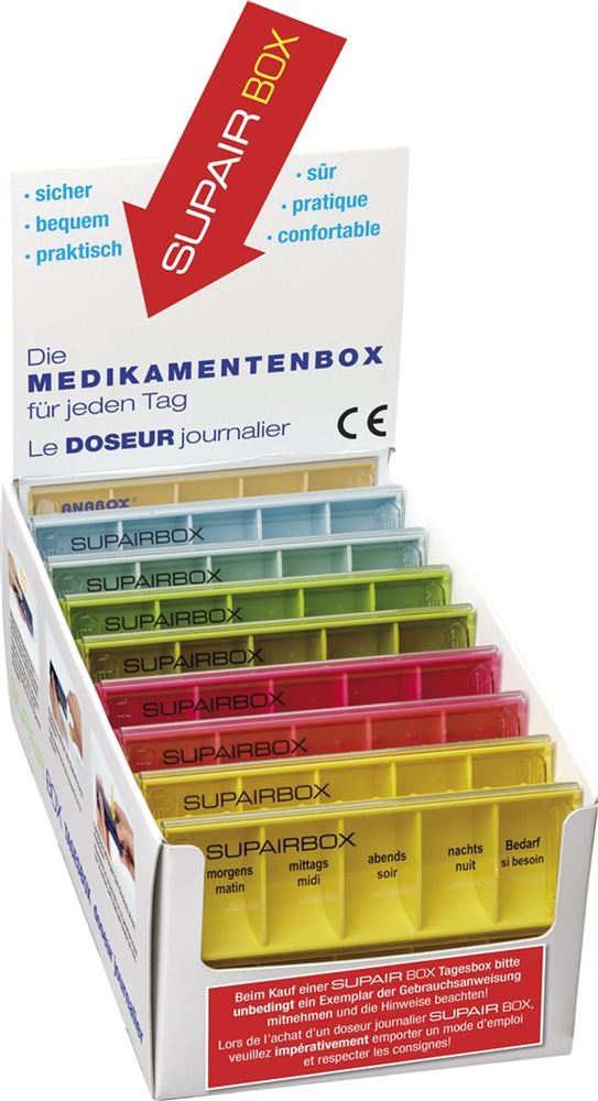 SUPAIRBOX Pastell Pilulier | 16 Pièces