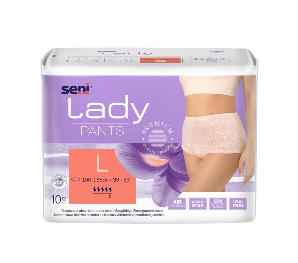 SENI Lady Pants L Protections 10 pièces | Confort