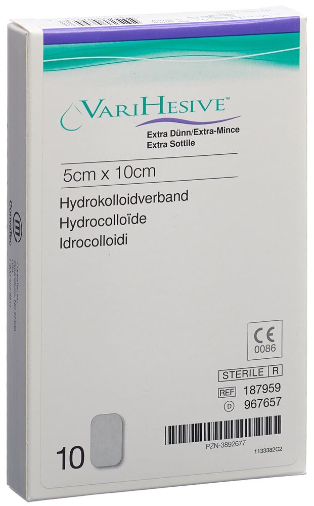 VARIHESIVE Pansement extra mince 5x10cm | 10 pièces
