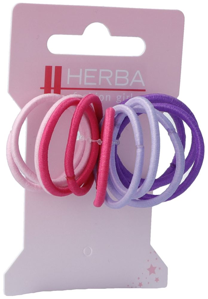 HERBA Kids Haarbinder 3cm rosa | 12 pièces