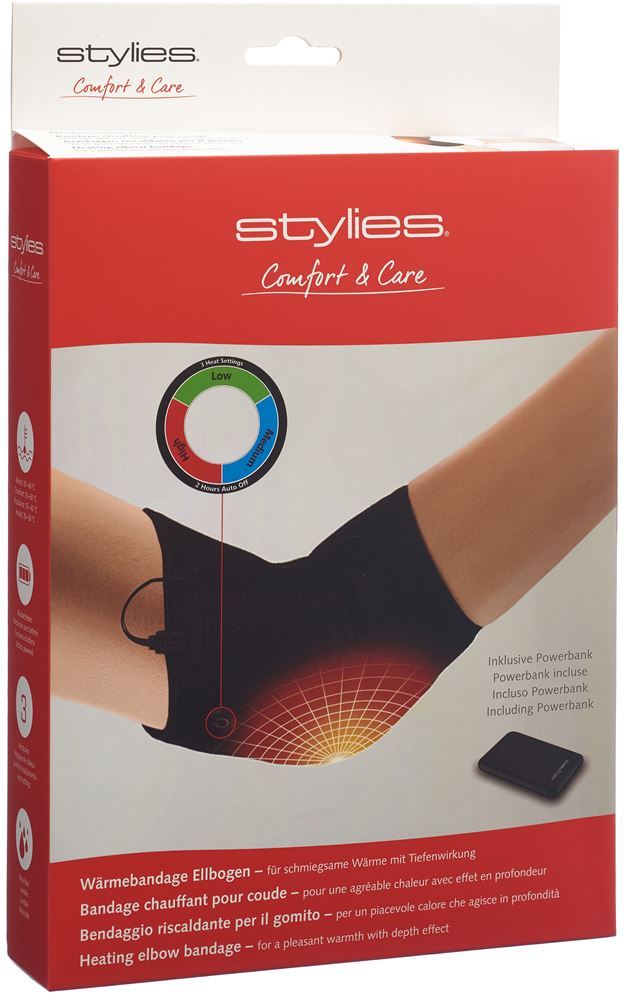 STYLIES Bandage Chauffant Coude | Douleur
