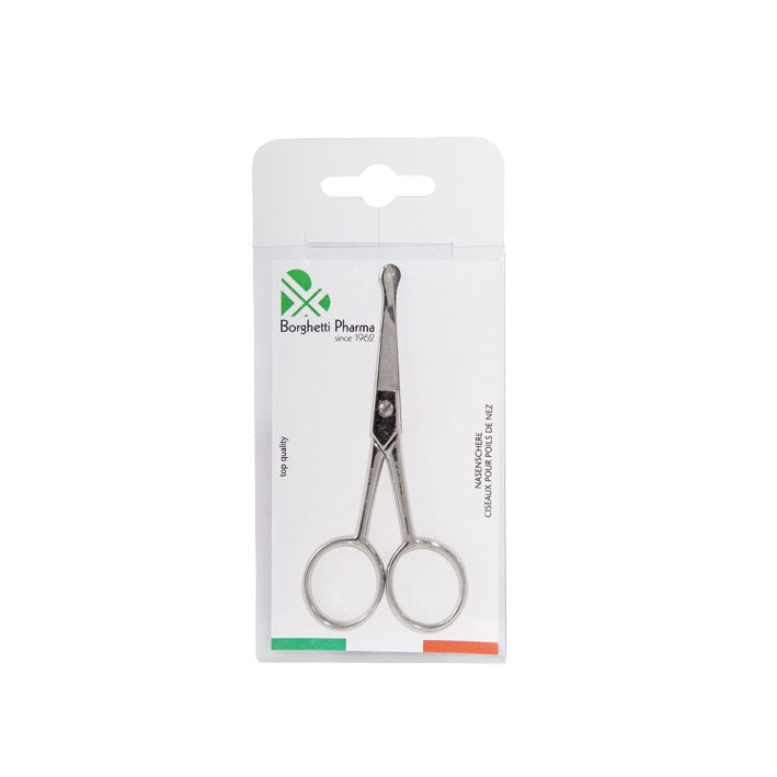 BORGHETTI Ciseaux à poils de nez | Acier verni