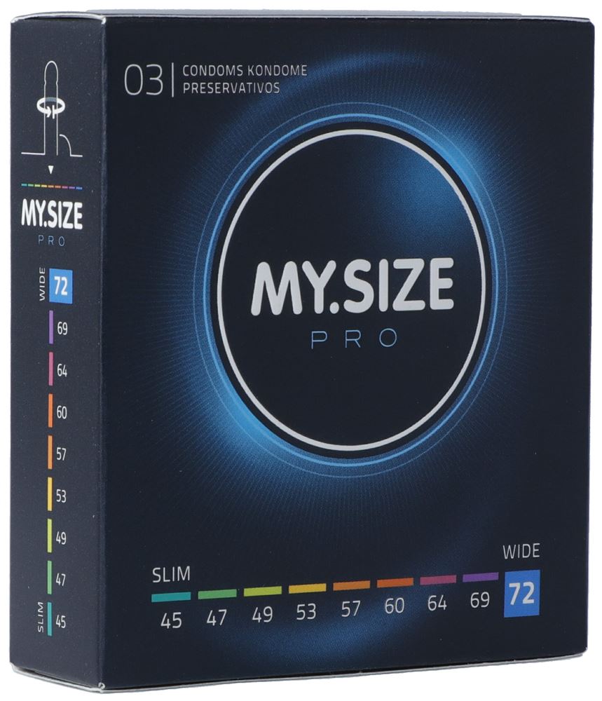 MY SIZE PRO Préservatif 72mm | 3 pièces