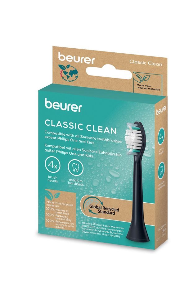 BEURER Brosse à dents SC30/SC50 4 pièces | Soin Bucal