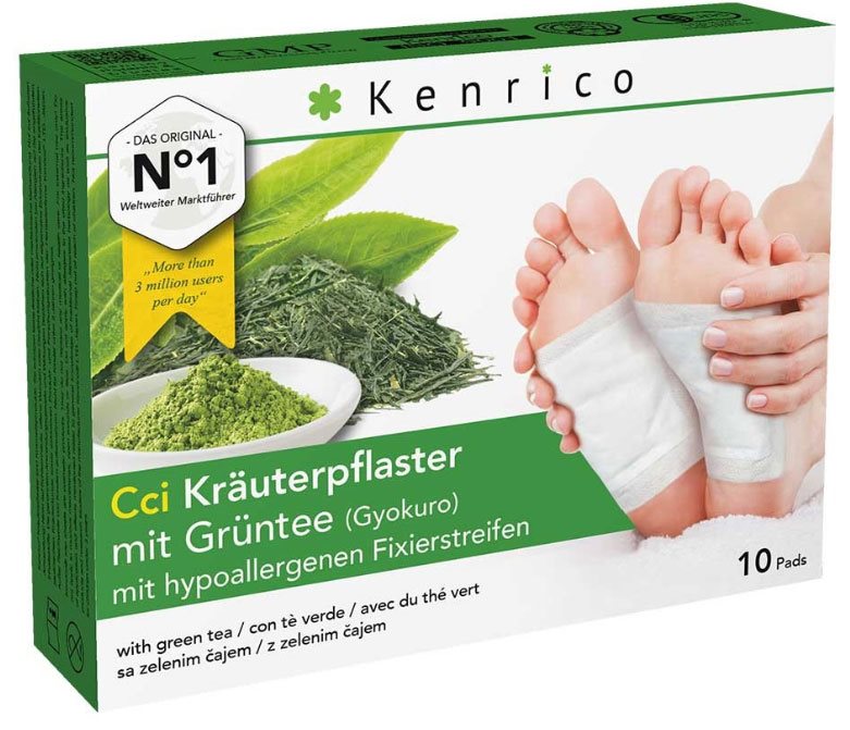 KENRICO Patch Végétal Thé Vert | 10 pièces
