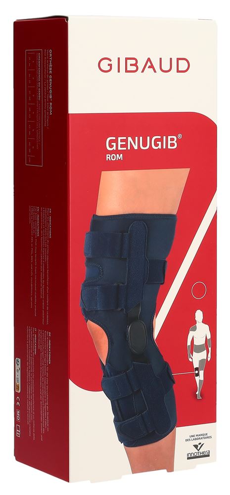 GIBAUD Genugib ROM Gr2 Genouillère 34-37cm | Stabilité