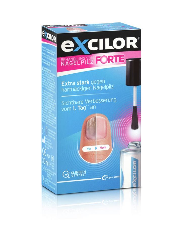 EXCILOR Forte Solution mycose 30ml | Ongles sains