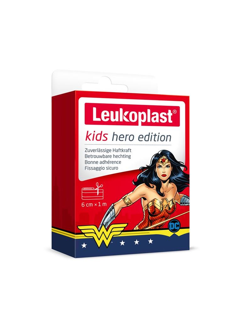 LEUKOPLAST kids hero Pansement Rouleau | 6cmx1m