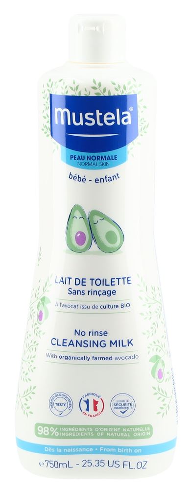 MUSTELA Lait Toilette Peau Normale 750ml | Nettoyage Doux
