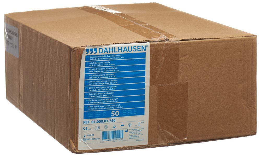 DAHLHAUSEN Lunettes Oxygène Droites Adulte 50 pièces | Oxygénation