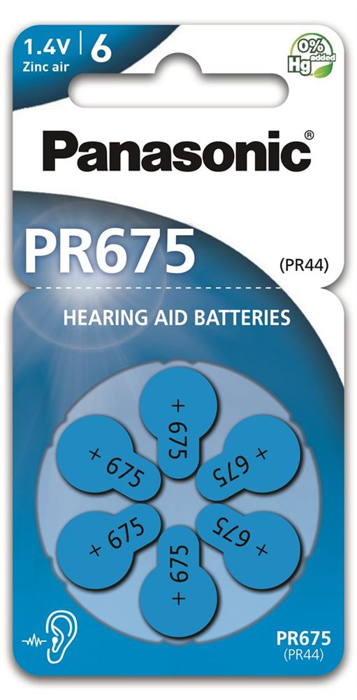 PANASONIC Piles Appareil Auditif 6 pièces | Énergie