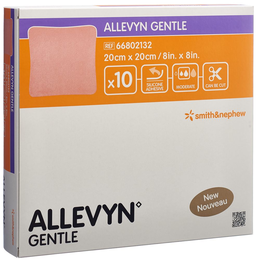 ALLEVYN GENTLE Pansement 20x20cm | 10 pièces