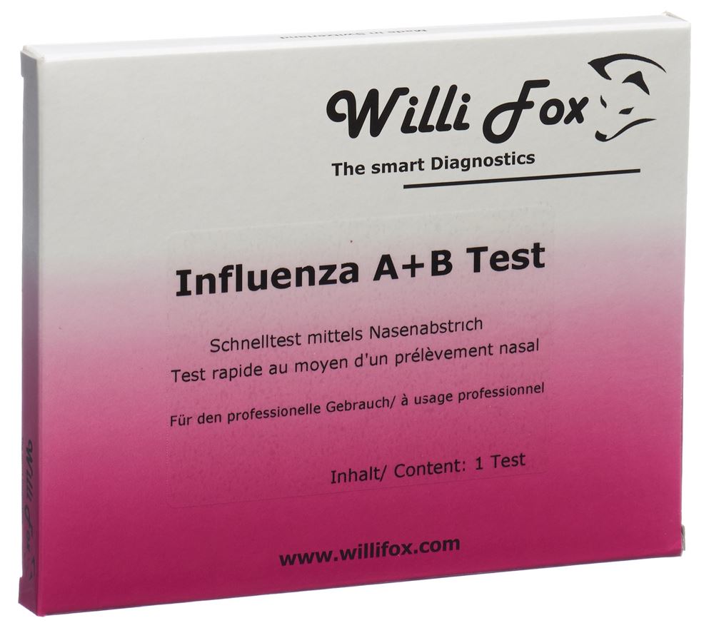 WILLI FOX Test Grippe A&B | Diagnostic Rapide