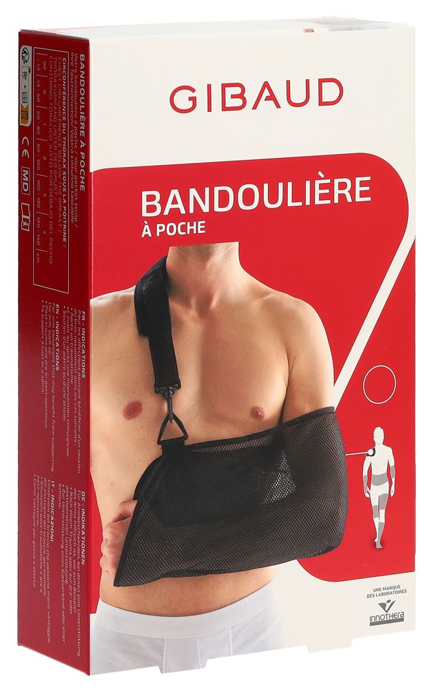 GIBAUD Écharpe Gr1 <80cm Noir | Confort