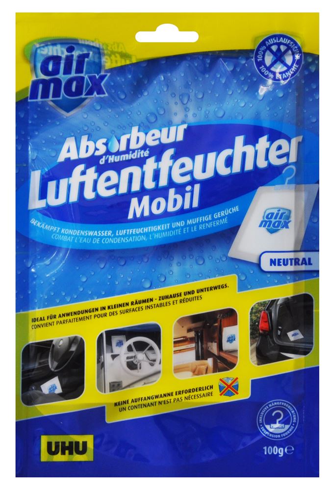 UHU AIRMAX Déshumidificateur mobile 100g | Air