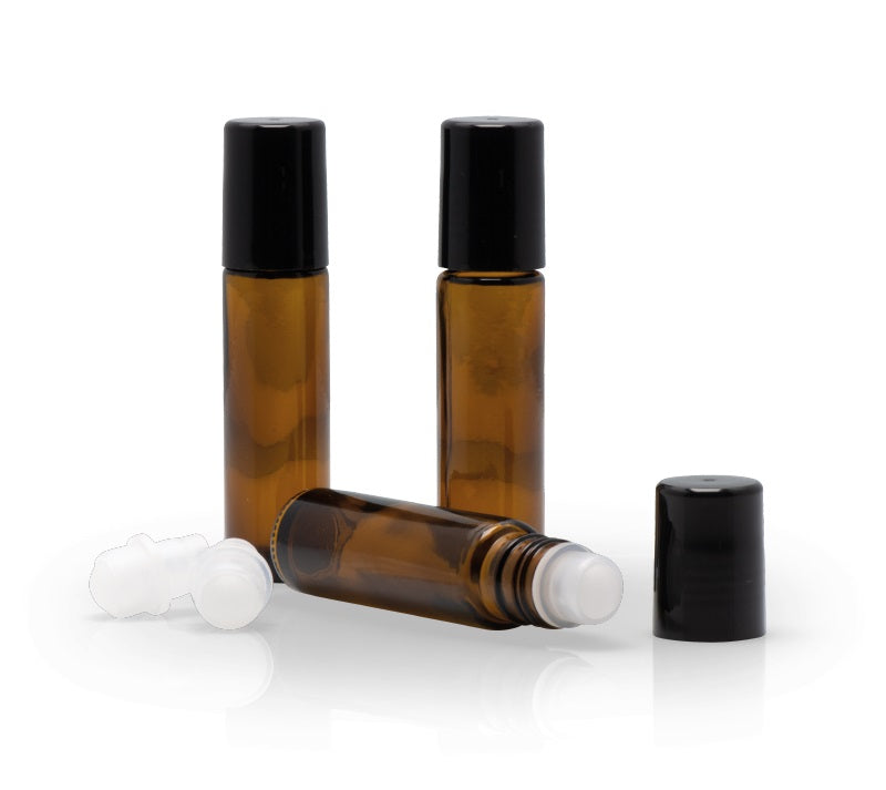 FARFALLA Set Bout Verre Roll-on 10ml | Transport Huile