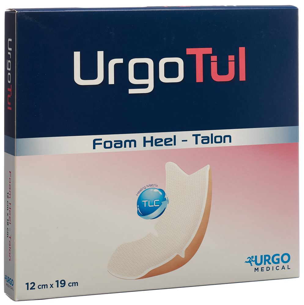 URGOTUL Foam HEEL Pansement 12x19cm | 5 pièces