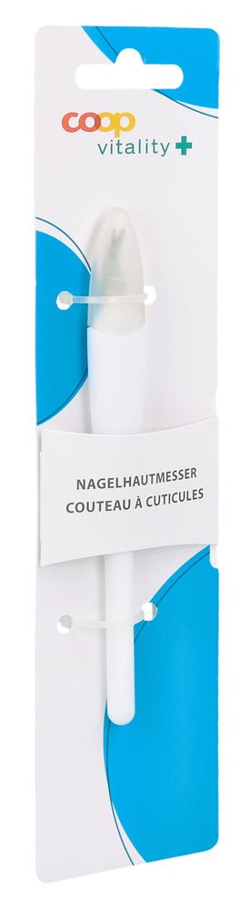 COOP VITALITY Couteau à cuticules | Blanc